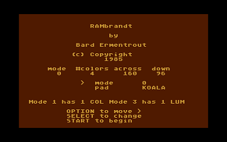 RAMbrandt atari screenshot